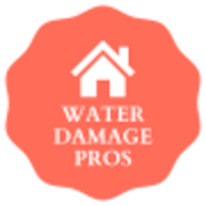 Red Water Damage Logo Hialeah